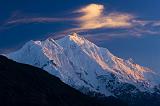 Mt. Rakaposhi at sunset, Karimabad, Pakistan